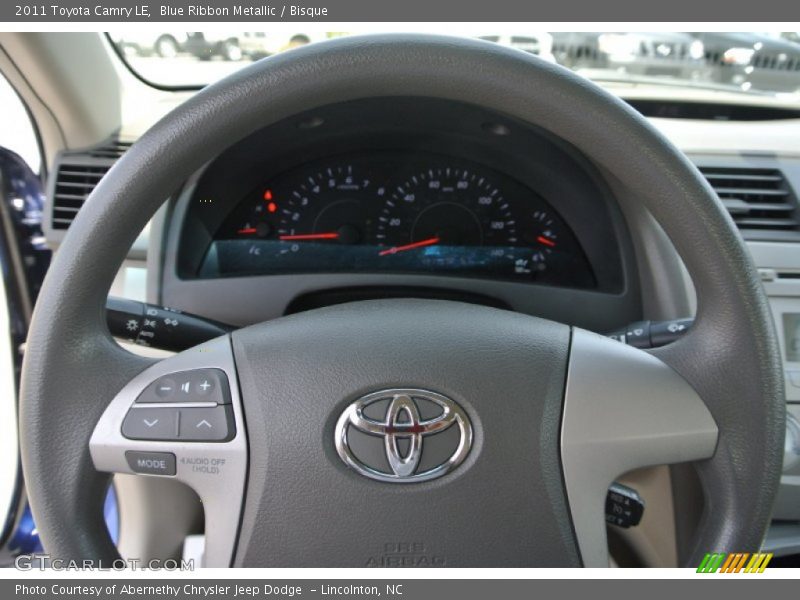 Blue Ribbon Metallic / Bisque 2011 Toyota Camry LE