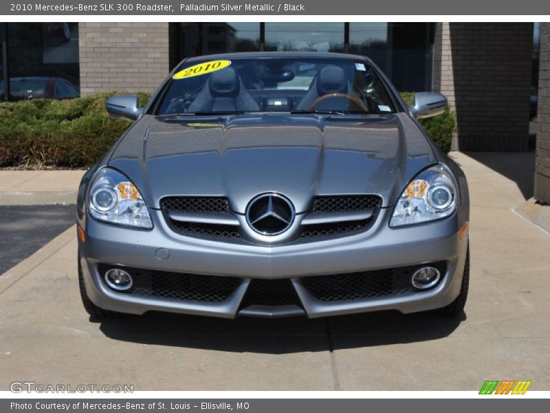 Palladium Silver Metallic / Black 2010 Mercedes-Benz SLK 300 Roadster