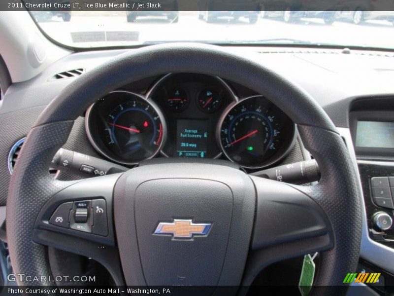 Ice Blue Metallic / Jet Black 2011 Chevrolet Cruze LT
