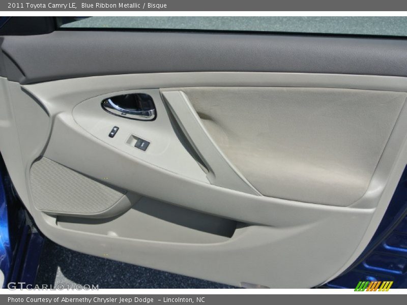 Blue Ribbon Metallic / Bisque 2011 Toyota Camry LE