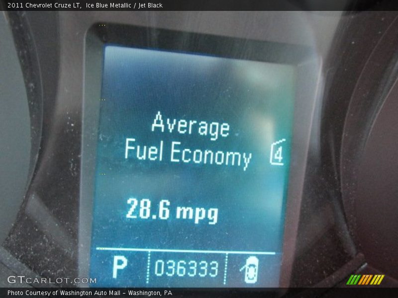 Ice Blue Metallic / Jet Black 2011 Chevrolet Cruze LT
