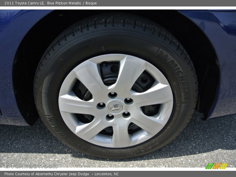 Blue Ribbon Metallic / Bisque 2011 Toyota Camry LE