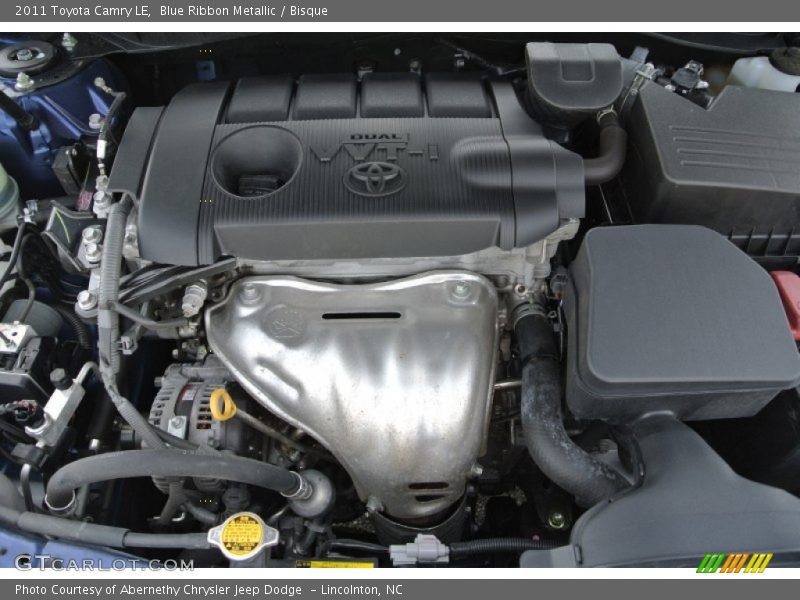 Blue Ribbon Metallic / Bisque 2011 Toyota Camry LE