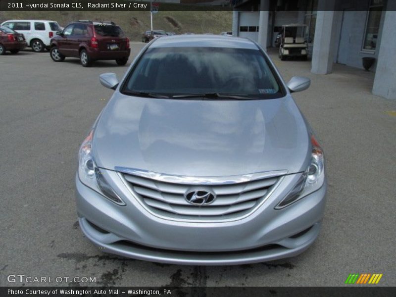 Radiant Silver / Gray 2011 Hyundai Sonata GLS