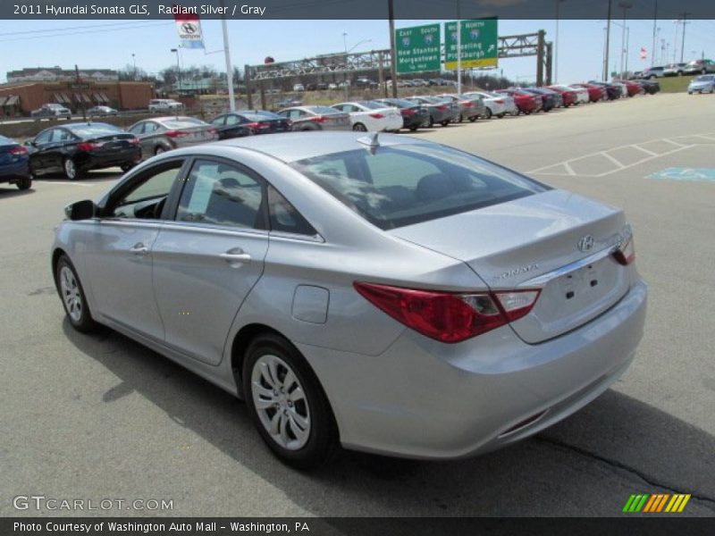 Radiant Silver / Gray 2011 Hyundai Sonata GLS