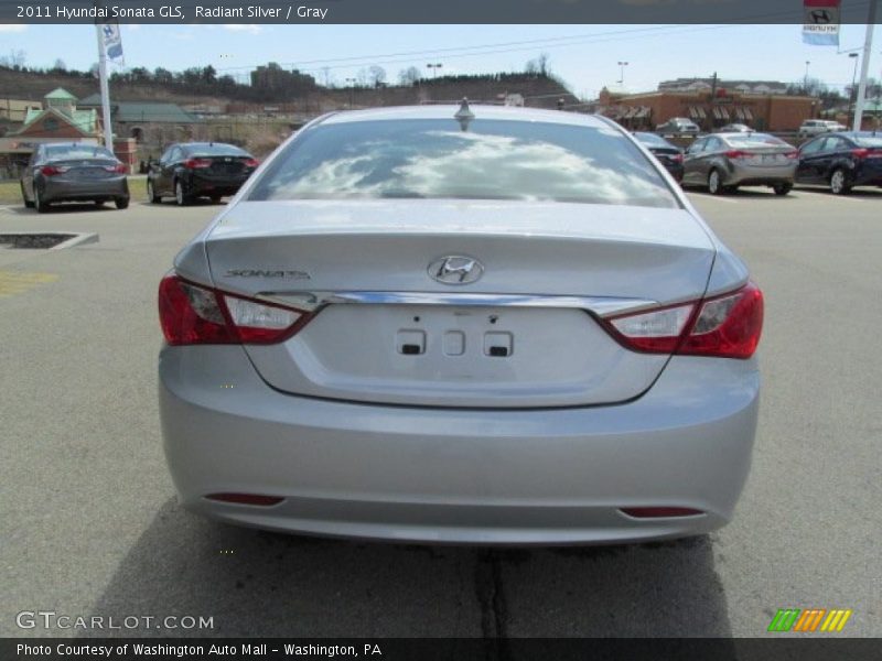 Radiant Silver / Gray 2011 Hyundai Sonata GLS