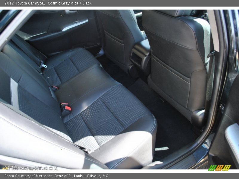 Cosmic Gray Mica / Black 2012 Toyota Camry SE