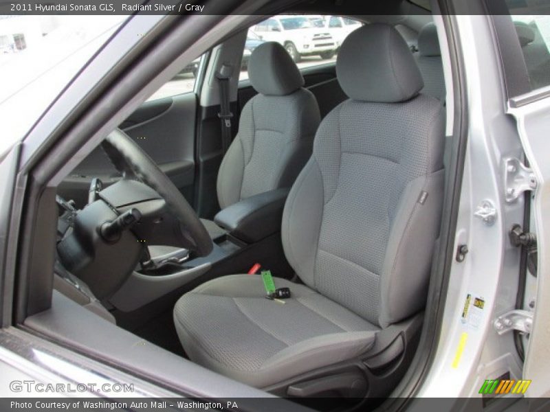 Radiant Silver / Gray 2011 Hyundai Sonata GLS
