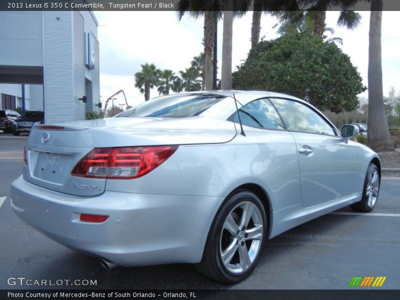 Tungsten Pearl / Black 2013 Lexus IS 350 C Convertible