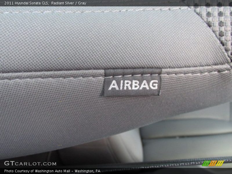 Radiant Silver / Gray 2011 Hyundai Sonata GLS