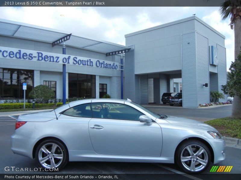 Tungsten Pearl / Black 2013 Lexus IS 350 C Convertible