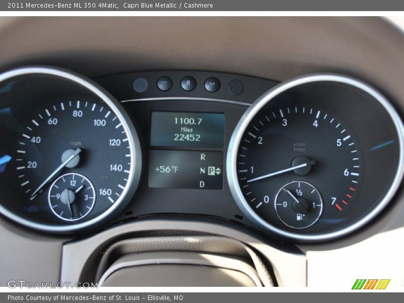  2011 ML 350 4Matic 350 4Matic Gauges