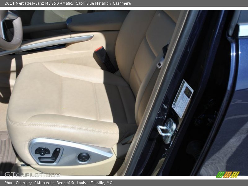 Capri Blue Metallic / Cashmere 2011 Mercedes-Benz ML 350 4Matic