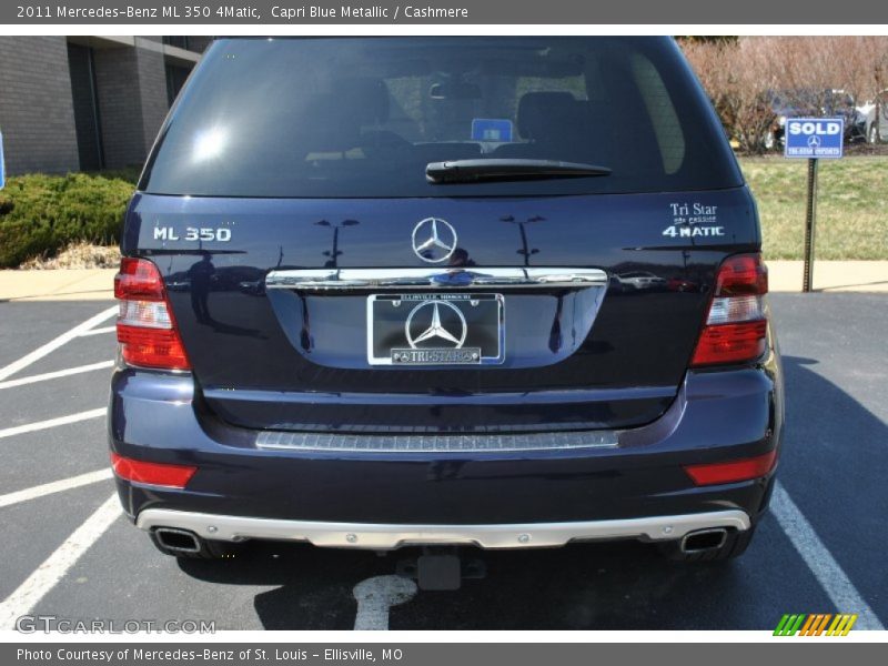 Capri Blue Metallic / Cashmere 2011 Mercedes-Benz ML 350 4Matic