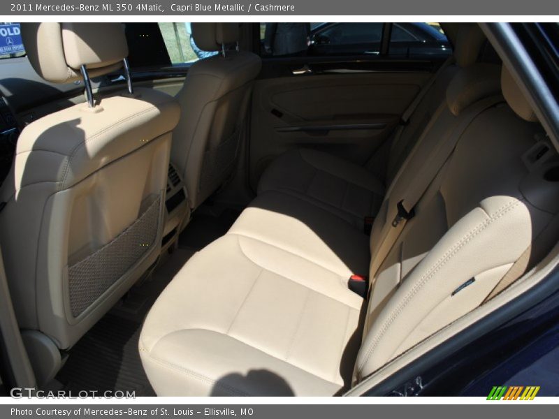 Capri Blue Metallic / Cashmere 2011 Mercedes-Benz ML 350 4Matic