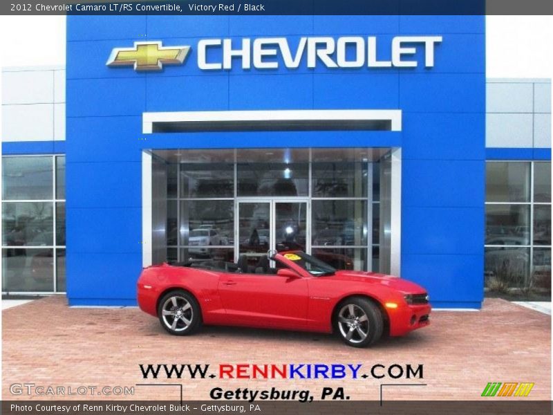 Victory Red / Black 2012 Chevrolet Camaro LT/RS Convertible