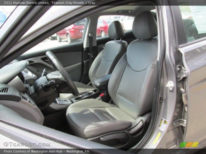 Titanium Gray Metallic / Gray 2011 Hyundai Elantra Limited