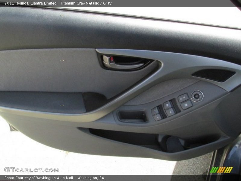 Titanium Gray Metallic / Gray 2011 Hyundai Elantra Limited