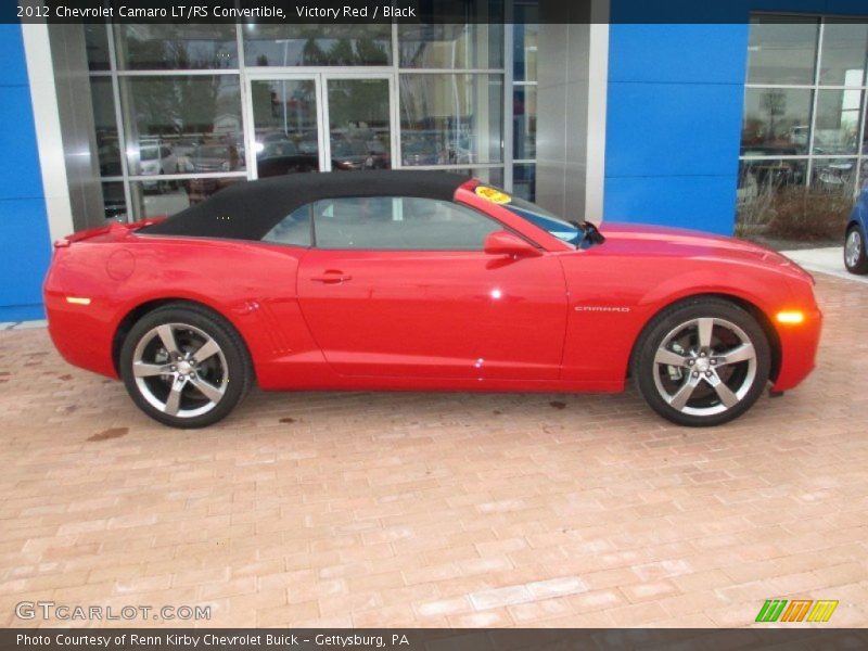 Victory Red / Black 2012 Chevrolet Camaro LT/RS Convertible