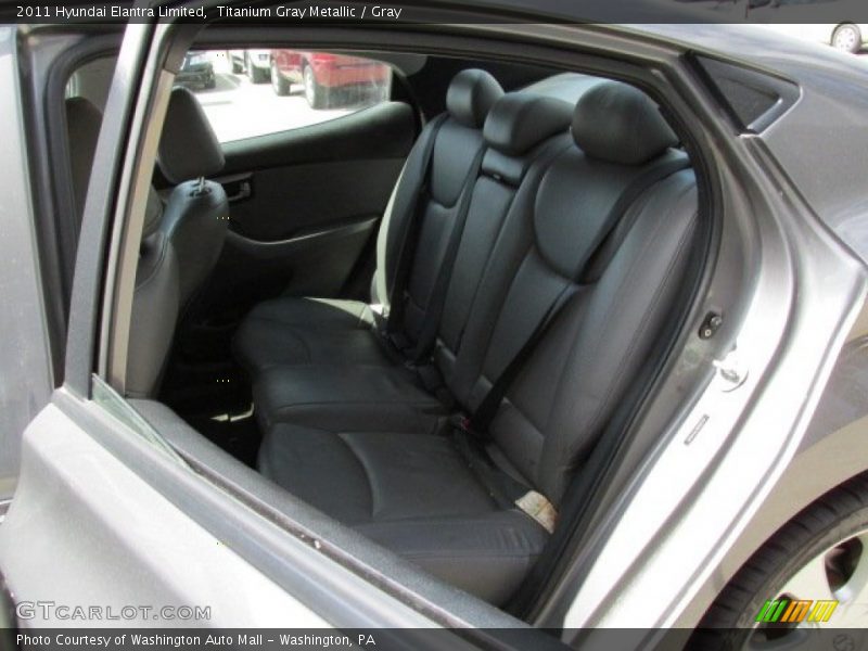 Titanium Gray Metallic / Gray 2011 Hyundai Elantra Limited