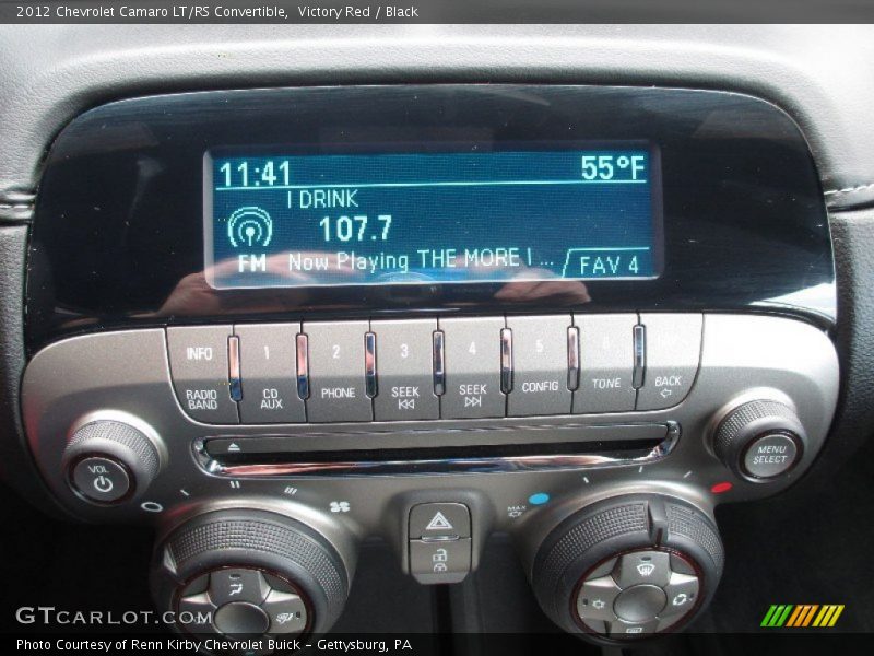 Victory Red / Black 2012 Chevrolet Camaro LT/RS Convertible