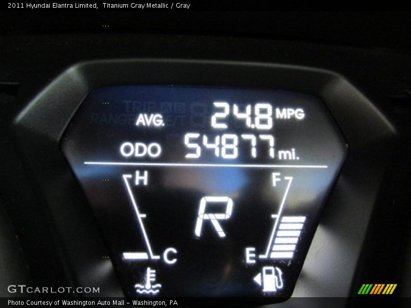 Titanium Gray Metallic / Gray 2011 Hyundai Elantra Limited