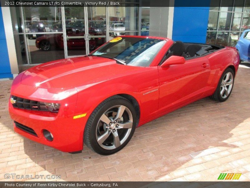 Victory Red / Black 2012 Chevrolet Camaro LT/RS Convertible