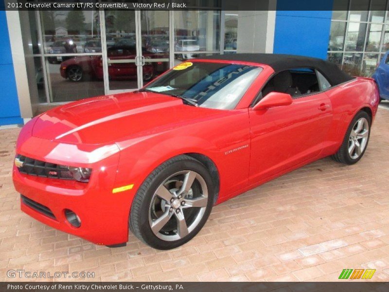 Victory Red / Black 2012 Chevrolet Camaro LT/RS Convertible