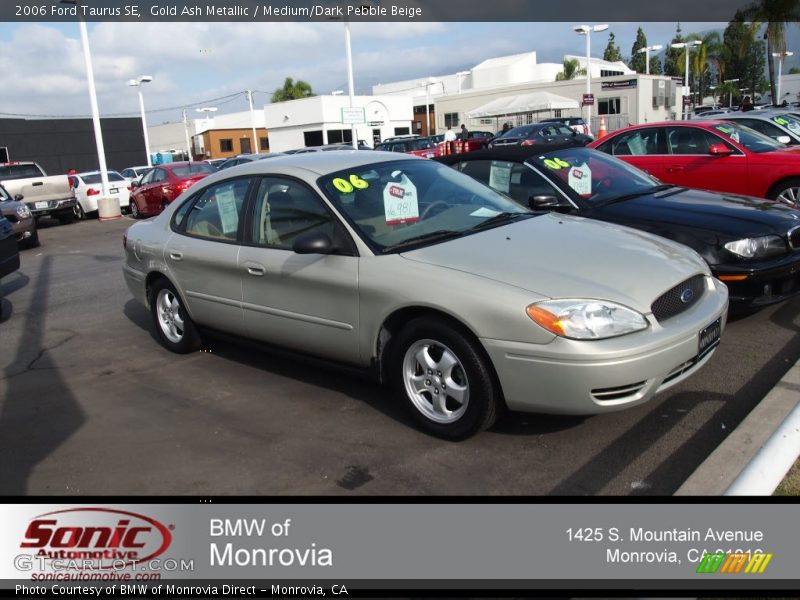 Gold Ash Metallic / Medium/Dark Pebble Beige 2006 Ford Taurus SE