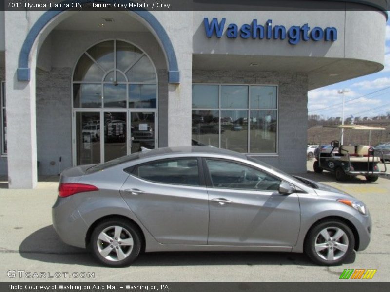 Titanium Gray Metallic / Gray 2011 Hyundai Elantra GLS