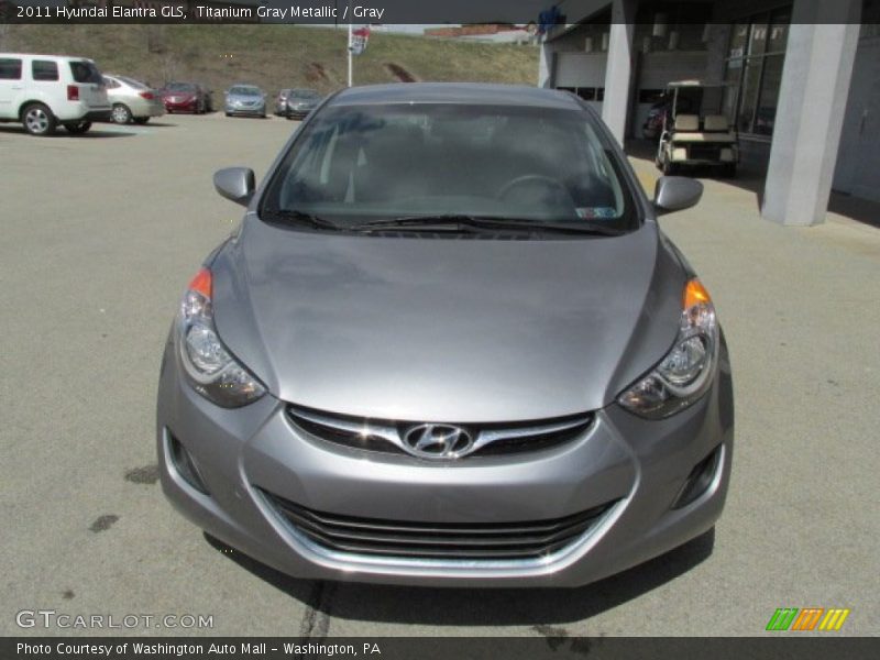 Titanium Gray Metallic / Gray 2011 Hyundai Elantra GLS
