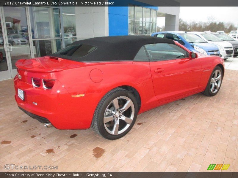 Victory Red / Black 2012 Chevrolet Camaro LT/RS Convertible