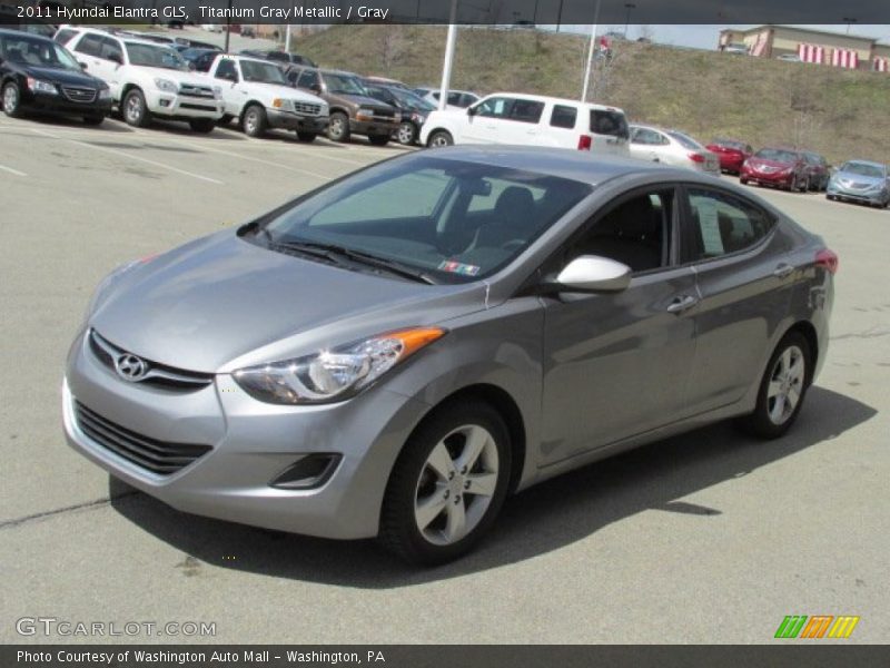 Titanium Gray Metallic / Gray 2011 Hyundai Elantra GLS