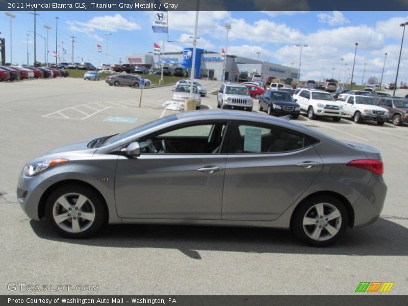 Titanium Gray Metallic / Gray 2011 Hyundai Elantra GLS