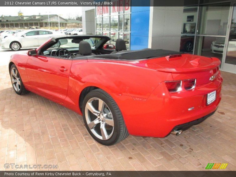 Victory Red / Black 2012 Chevrolet Camaro LT/RS Convertible