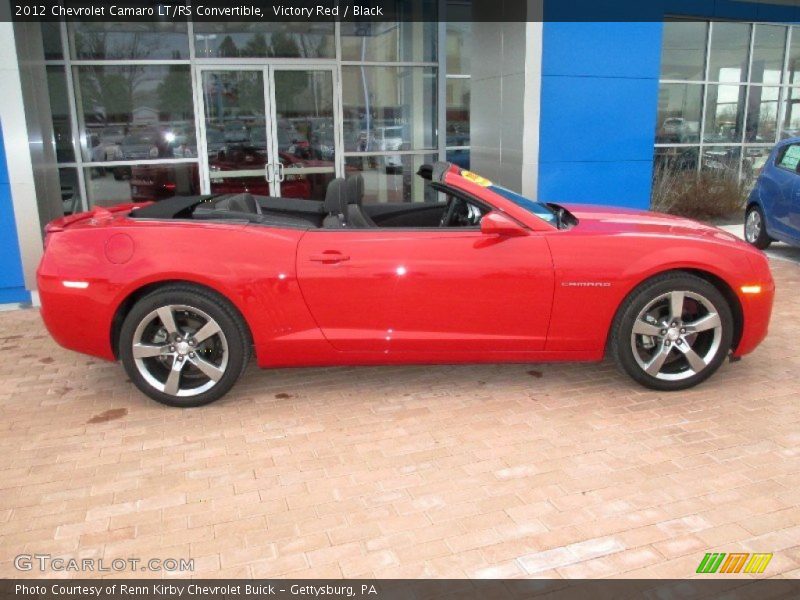 Victory Red / Black 2012 Chevrolet Camaro LT/RS Convertible