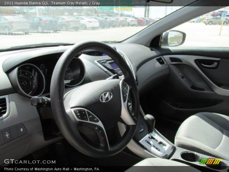 Titanium Gray Metallic / Gray 2011 Hyundai Elantra GLS