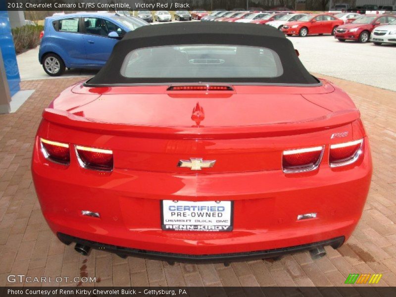 Victory Red / Black 2012 Chevrolet Camaro LT/RS Convertible