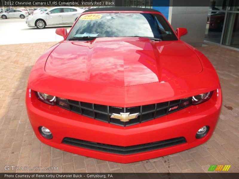 Victory Red / Black 2012 Chevrolet Camaro LT/RS Convertible