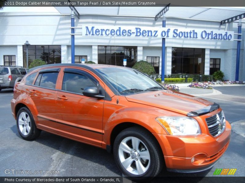 Mango Tango Pearl / Dark Slate/Medium Graystone 2011 Dodge Caliber Mainstreet