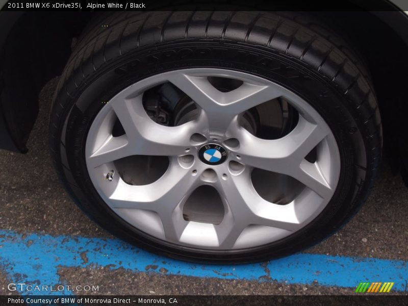Alpine White / Black 2011 BMW X6 xDrive35i