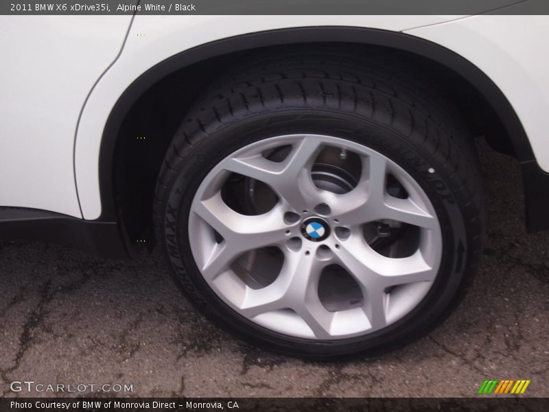 Alpine White / Black 2011 BMW X6 xDrive35i