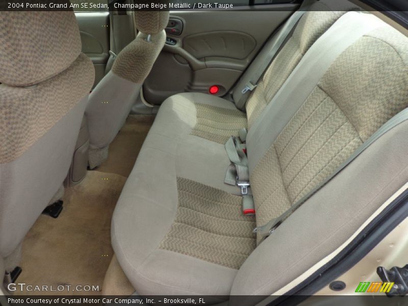 Champagne Beige Metallic / Dark Taupe 2004 Pontiac Grand Am SE Sedan