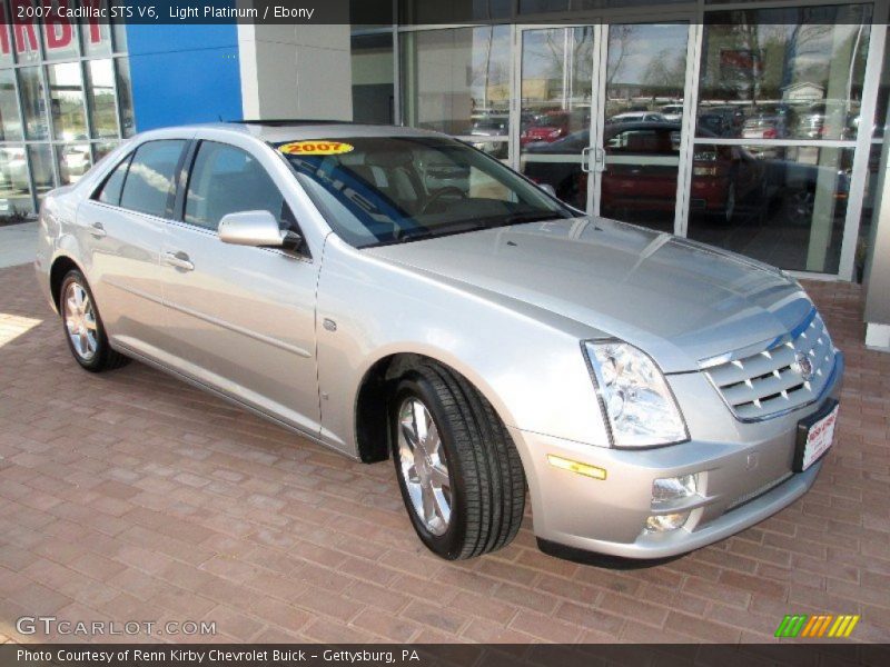 Light Platinum / Ebony 2007 Cadillac STS V6