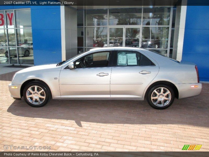 Light Platinum / Ebony 2007 Cadillac STS V6