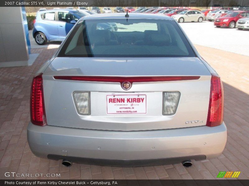 Light Platinum / Ebony 2007 Cadillac STS V6
