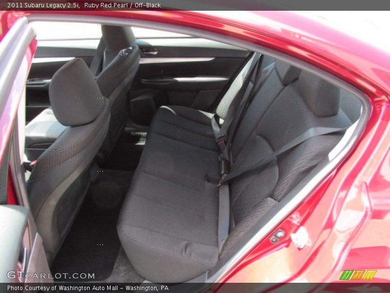 Ruby Red Pearl / Off-Black 2011 Subaru Legacy 2.5i