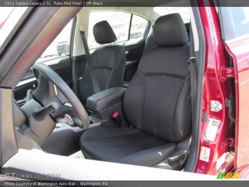 Ruby Red Pearl / Off-Black 2011 Subaru Legacy 2.5i