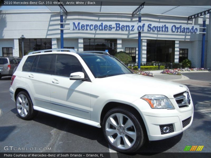 Arctic White / Black 2010 Mercedes-Benz GLK 350 4Matic