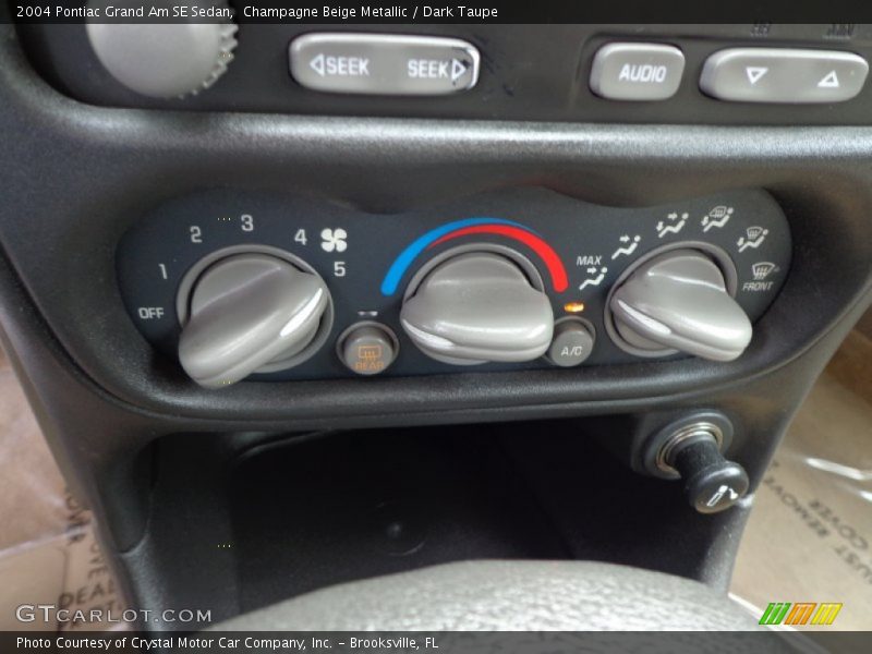 Controls of 2004 Grand Am SE Sedan